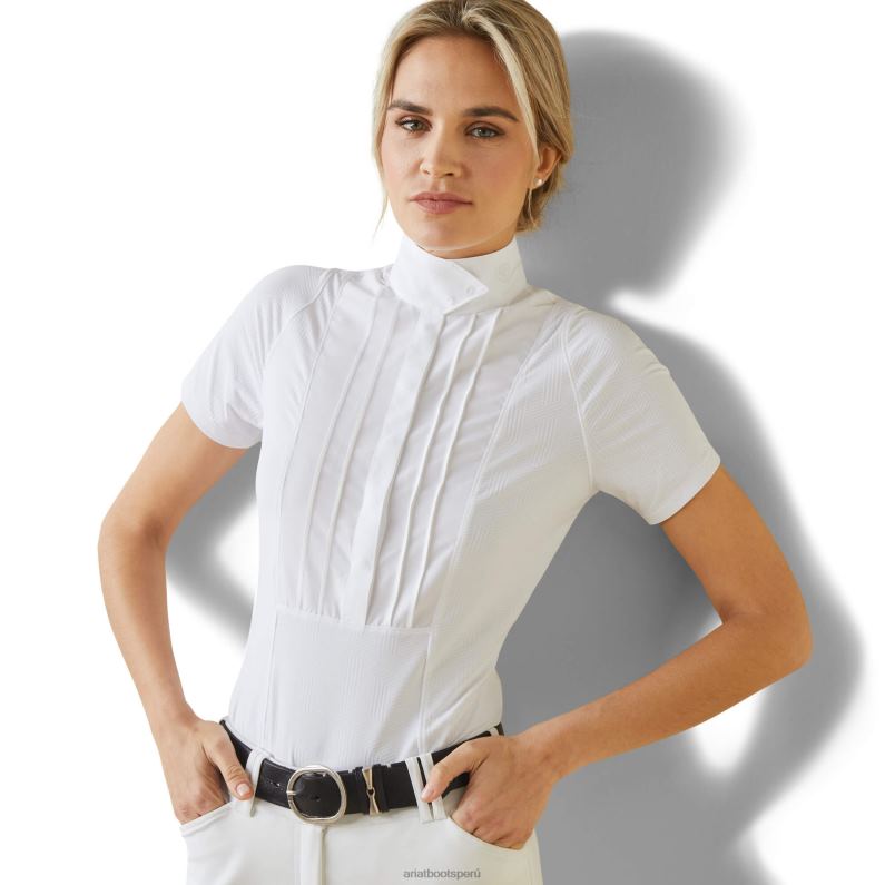 Ariat tapas mujer camisa de lujo P0RPZ3694 blanco