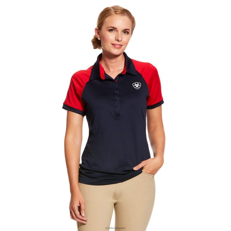 Ariat tapas mujer equipo 3.0 polo P0RPZ3222 Armada