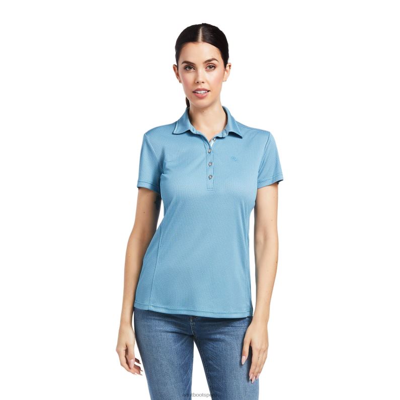 Ariat tapas mujer talento polo P0RPZ3112 azul sajonia