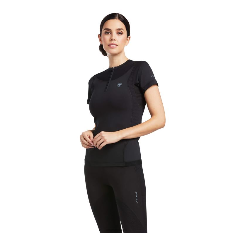 Ariat tapas mujer camiseta interior ascent crew P0RPZ3211 negro