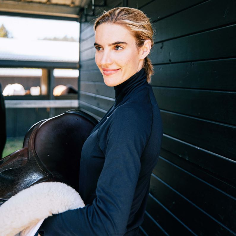 Ariat tapas mujer capa base de riesgo P0RPZ3246 negro