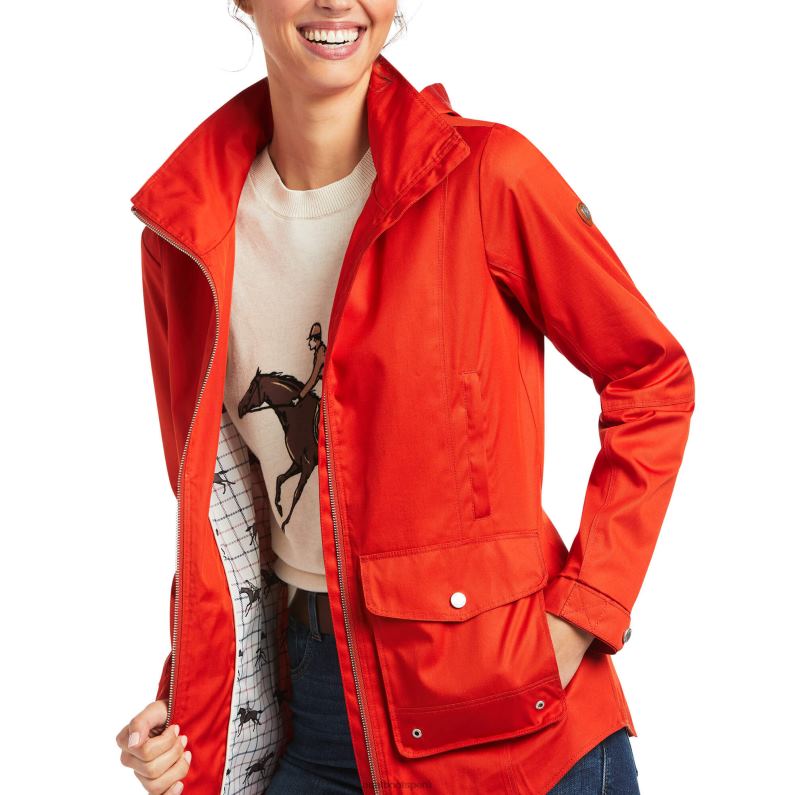 Ariat tapas mujer chaqueta primaveral P0RPZ3524 naranja quemada