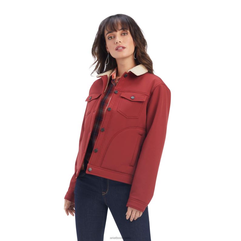Ariat tapas mujer chaqueta softshell estilo camionero P0RPZ3623 colorete rojo