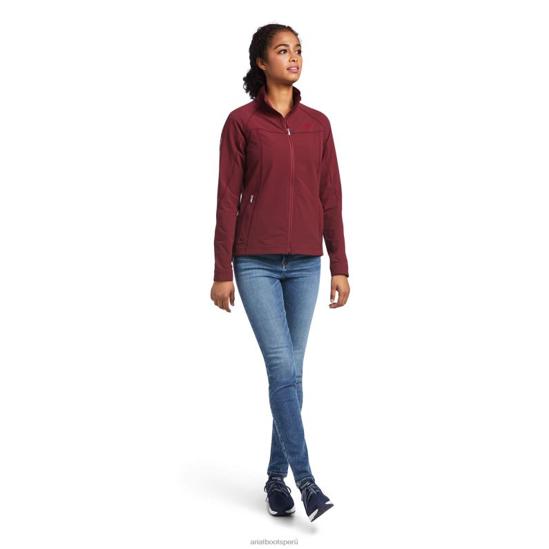 Ariat tapas mujer chaqueta softshell ágil P0RPZ3487 zinfandel