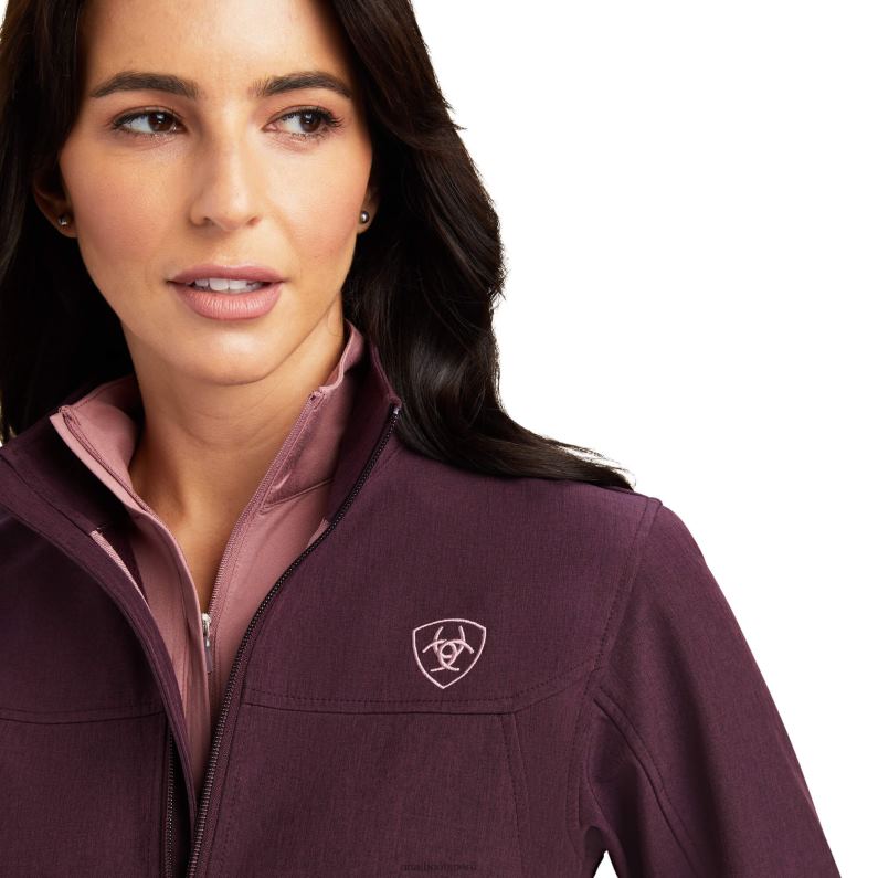 Ariat tapas mujer nueva chaqueta softshell del equipo P0RPZ3493 brezo de morera