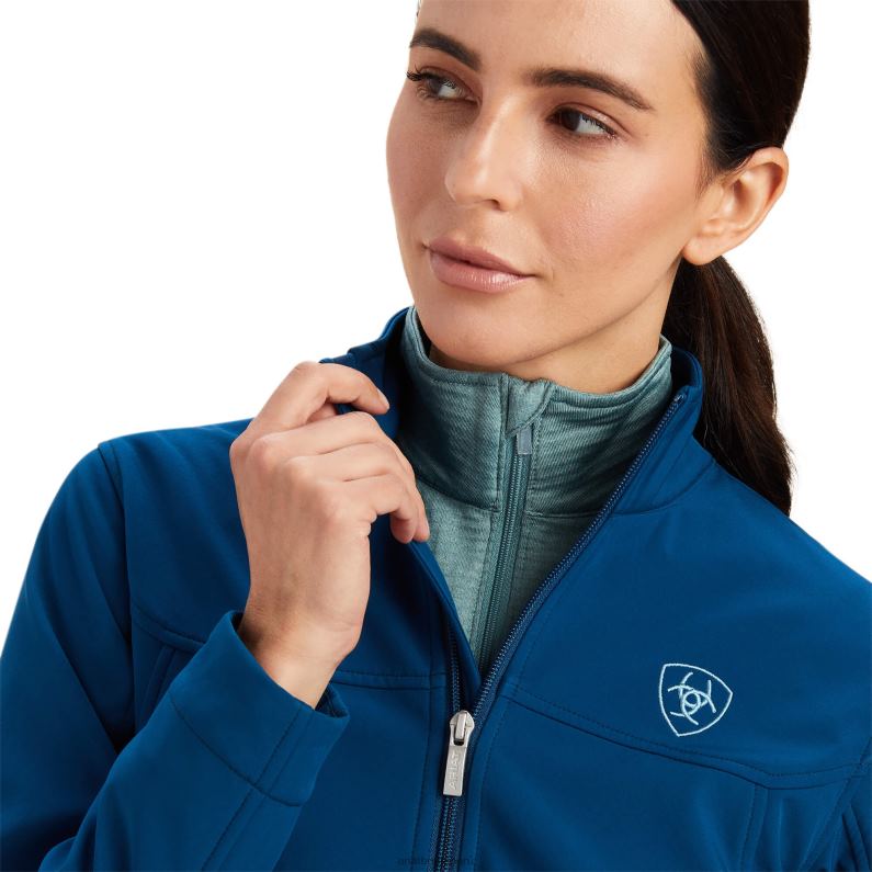 Ariat tapas mujer nueva chaqueta softshell del equipo P0RPZ3517 manta hidra/cielo nocturno