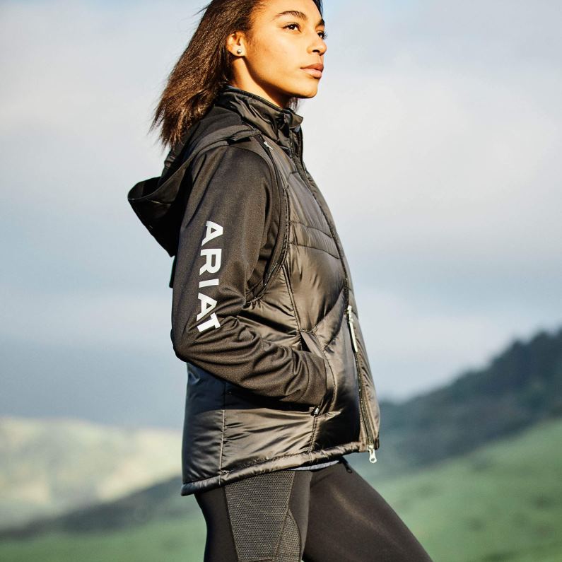 Ariat tapas mujer responder chaqueta P0RPZ3599 negro