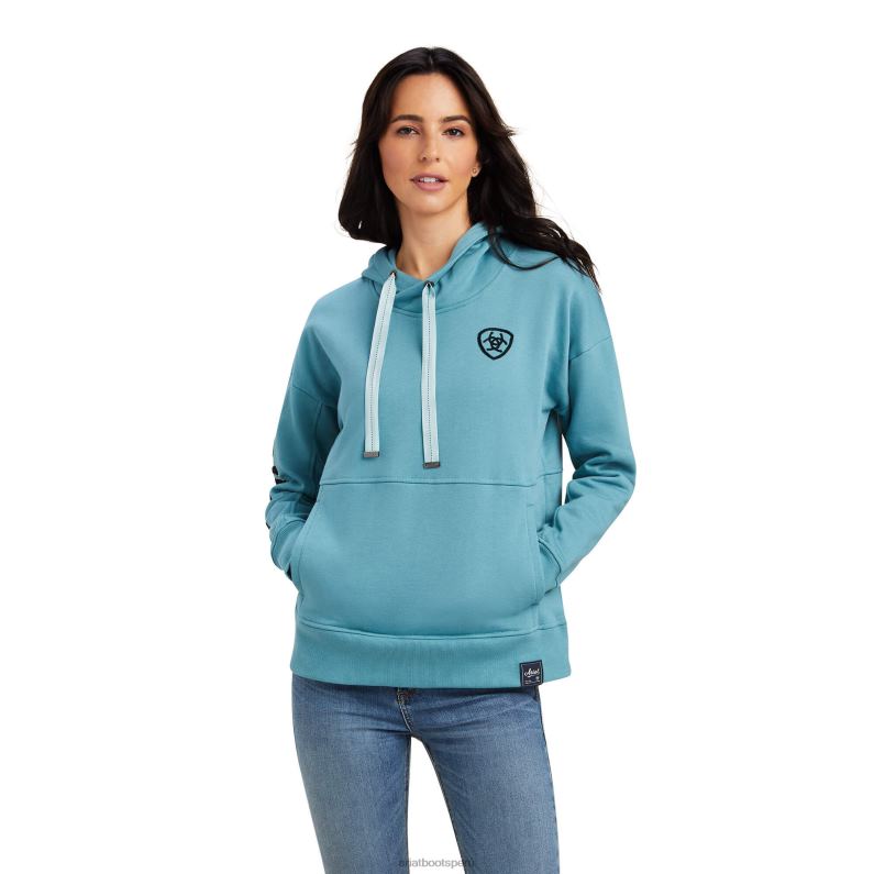 Ariat tapas mujer sudadera con capucha rabere P0RPZ3395 brezo ártico