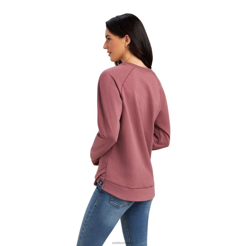 Ariat tapas mujer sudadera benicia P0RPZ3323 jengibre salvaje