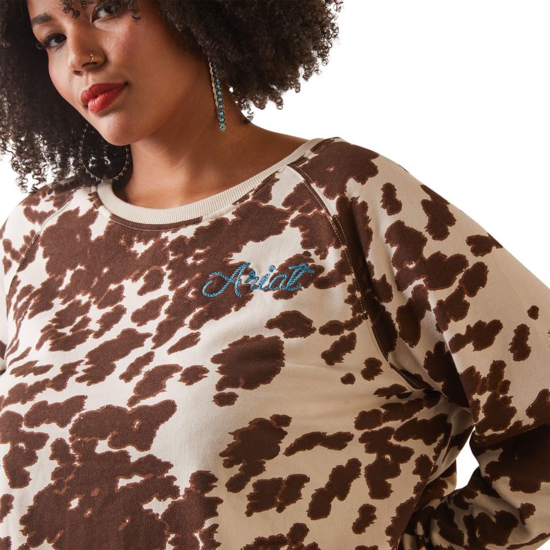 Ariat tapas mujer sudadera con capucha real hide P0RPZ3334 estampado de pony mustang