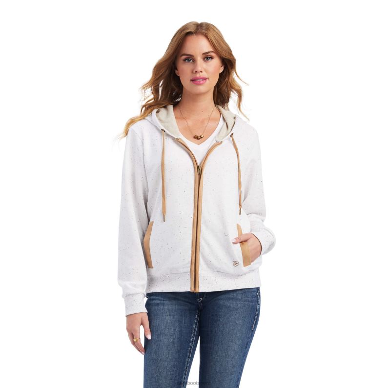Ariat tapas mujer sudadera con cremallera completa con vista al desierto P0RPZ3415 garceta