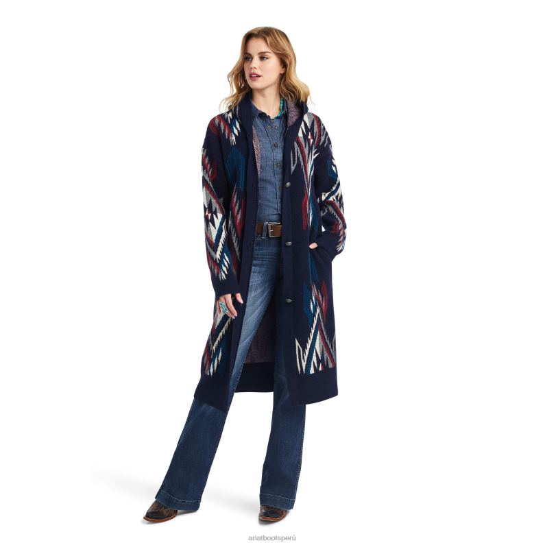 Ariat tapas mujer suéter coatigan chimayo P0RPZ3319 marina jcd