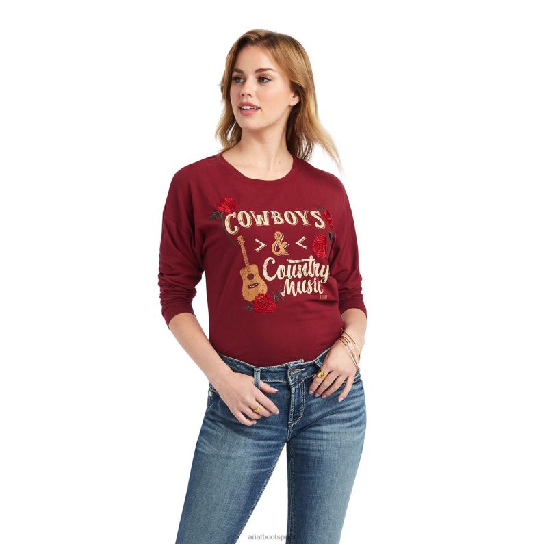 Ariat tapas mujer top reina de la jungla P0RPZ3217 rubaiyat