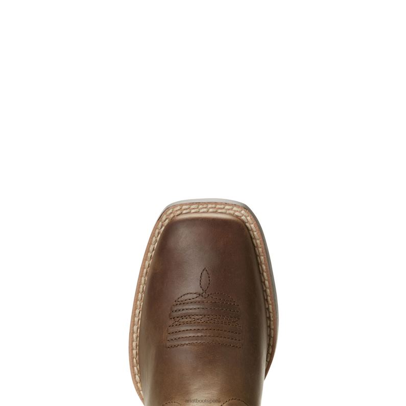 Ariat calzado niños Bota vaquera Quickdraw Venttek P0RPZ3838 vaquero marrón