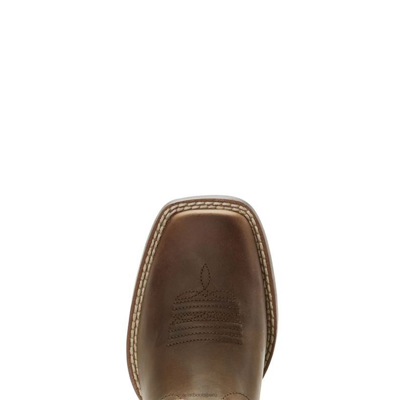 Ariat calzado niños bota vaquera patriota P0RPZ3840 marrón angustiado