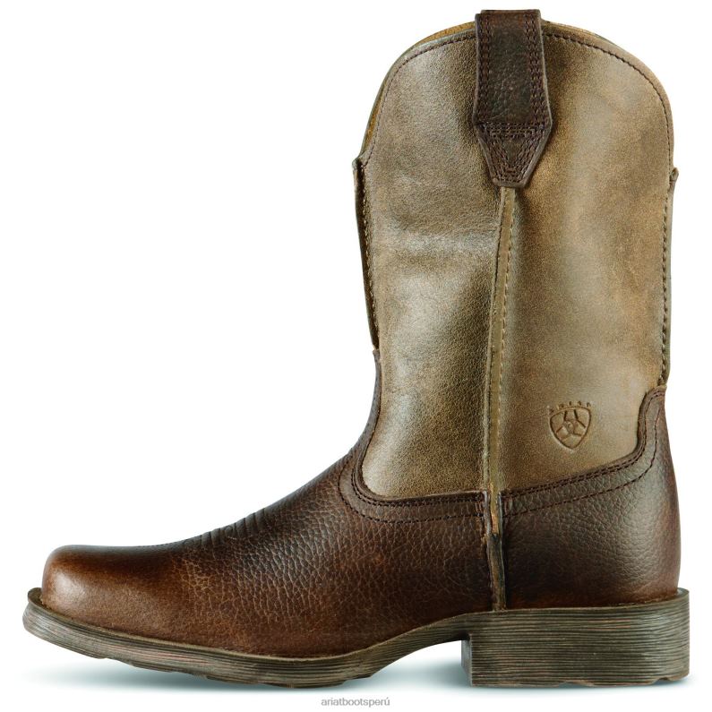 Ariat calzado niños bota vaquera rambler P0RPZ3889 tierra