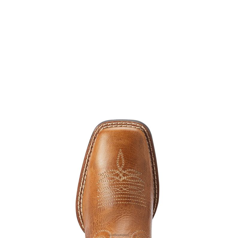 Ariat calzado niños bota vaquera solitaria P0RPZ3883 bronceado cresta