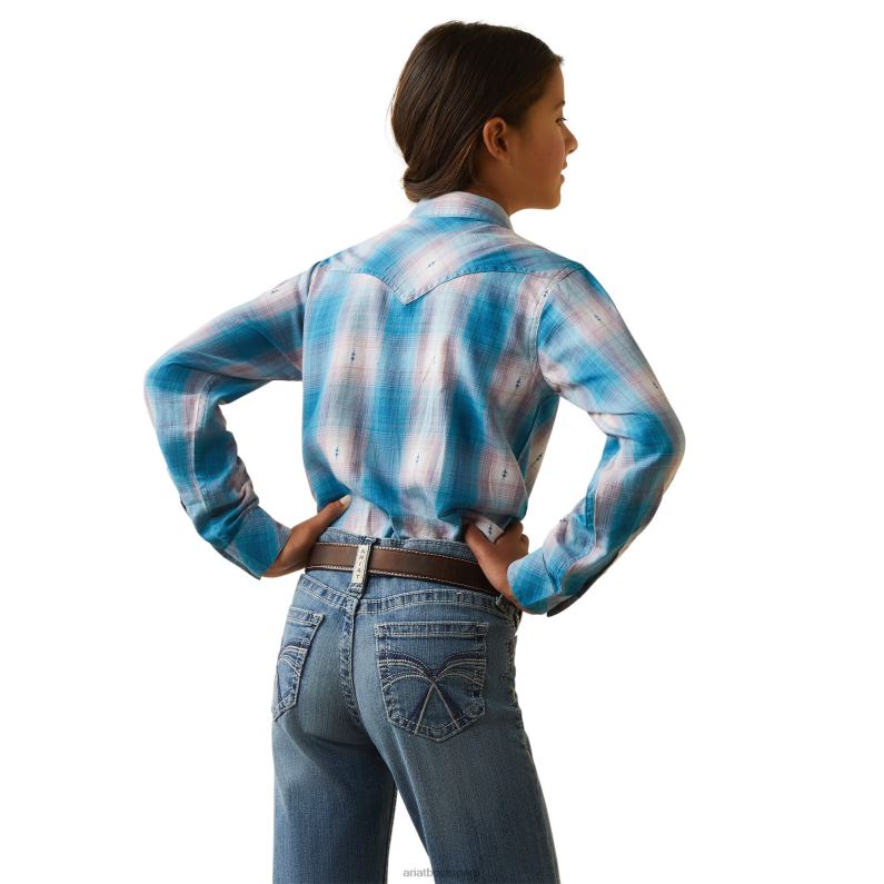 Ariat ropa niños camisa idabel P0RPZ4090 idabel cuadros