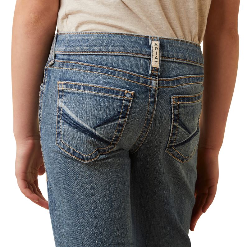 Ariat ropa niños real. jeans leila con corte de bota P0RPZ3977 eleanor
